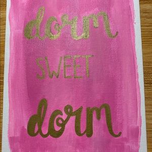 Dorm Sweet Dorm Wall Decor Sign
